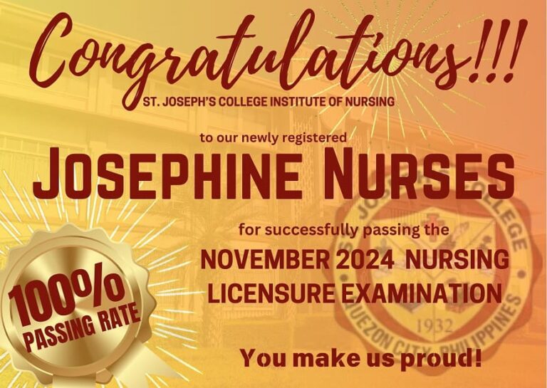 Congratulations to our newly registered Josephine Nurses!