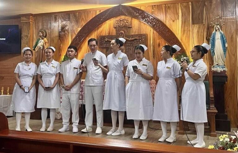 Capping and Pinning Ceremony of Nursing students