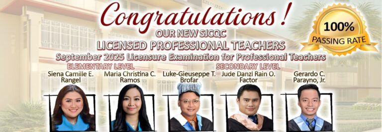 Congratulations! Our New Licensed Professional Teachers
