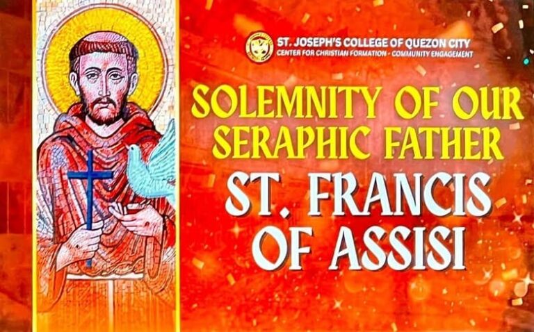 SOLEMNITY OF OUR SERAPHIC FATHER, ST. FRANCIS OF ASSISI